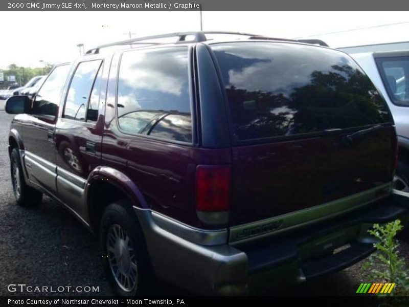 Monterey Maroon Metallic / Graphite 2000 GMC Jimmy SLE 4x4