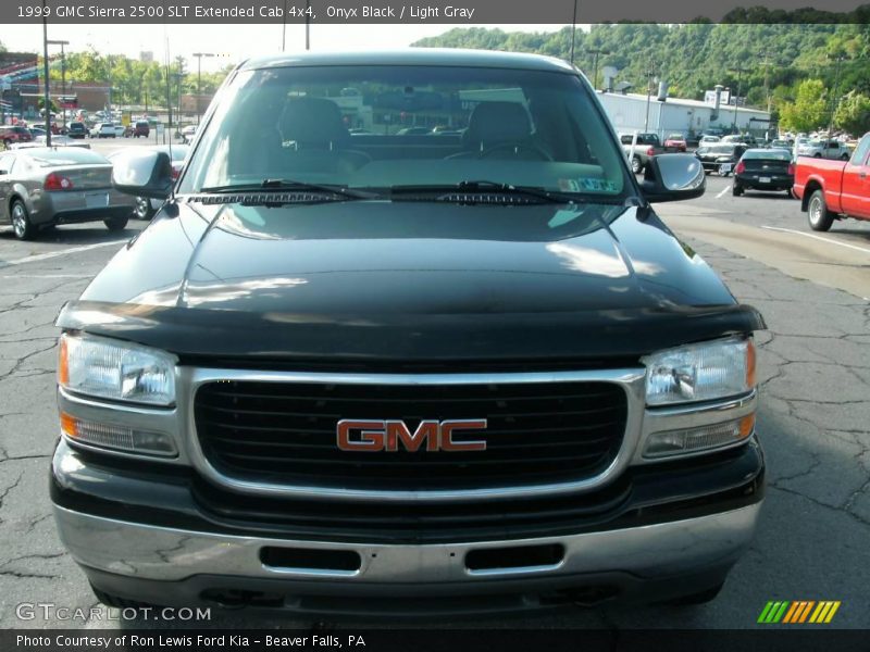 Onyx Black / Light Gray 1999 GMC Sierra 2500 SLT Extended Cab 4x4