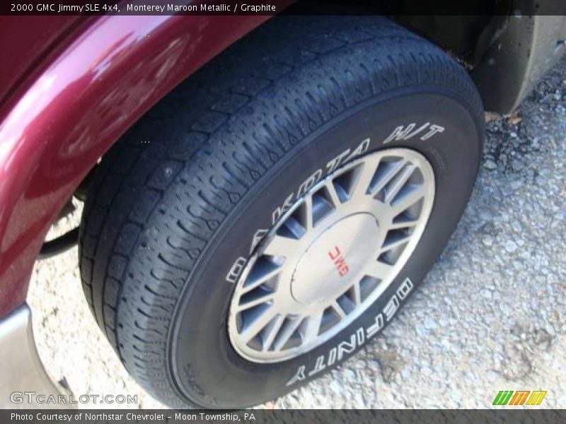 Monterey Maroon Metallic / Graphite 2000 GMC Jimmy SLE 4x4