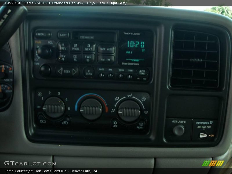 Onyx Black / Light Gray 1999 GMC Sierra 2500 SLT Extended Cab 4x4