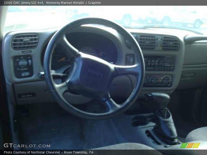 Monterey Maroon Metallic / Graphite 2000 GMC Jimmy SLE 4x4