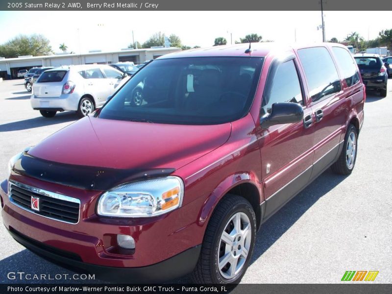 Berry Red Metallic / Grey 2005 Saturn Relay 2 AWD