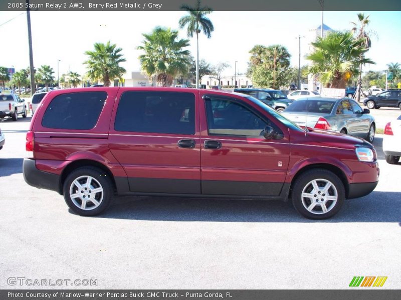 Berry Red Metallic / Grey 2005 Saturn Relay 2 AWD
