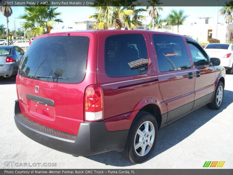 Berry Red Metallic / Grey 2005 Saturn Relay 2 AWD