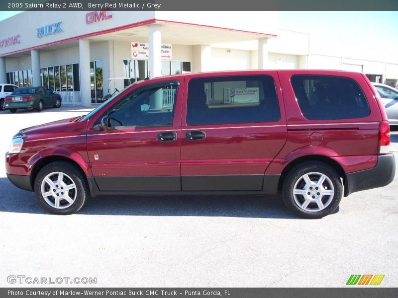 Berry Red Metallic / Grey 2005 Saturn Relay 2 AWD