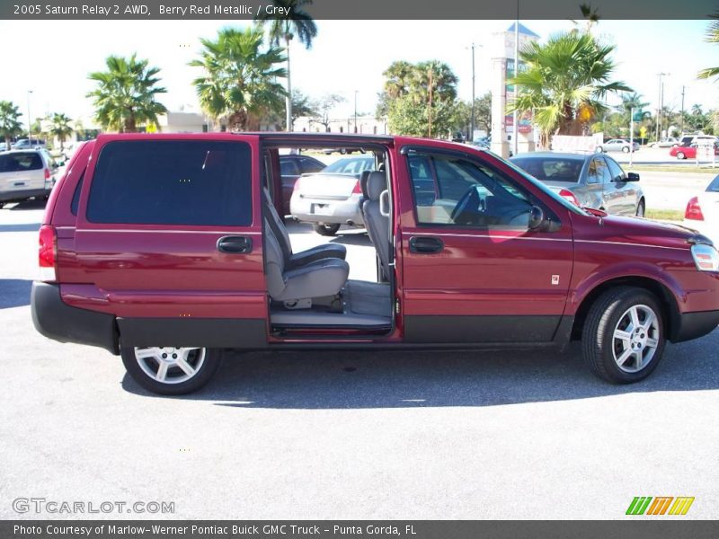 Berry Red Metallic / Grey 2005 Saturn Relay 2 AWD