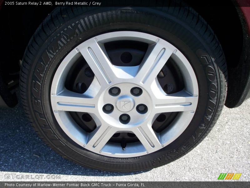 Berry Red Metallic / Grey 2005 Saturn Relay 2 AWD