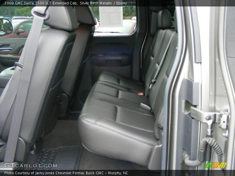 Silver Birch Metallic / Ebony 2009 GMC Sierra 1500 SLT Extended Cab
