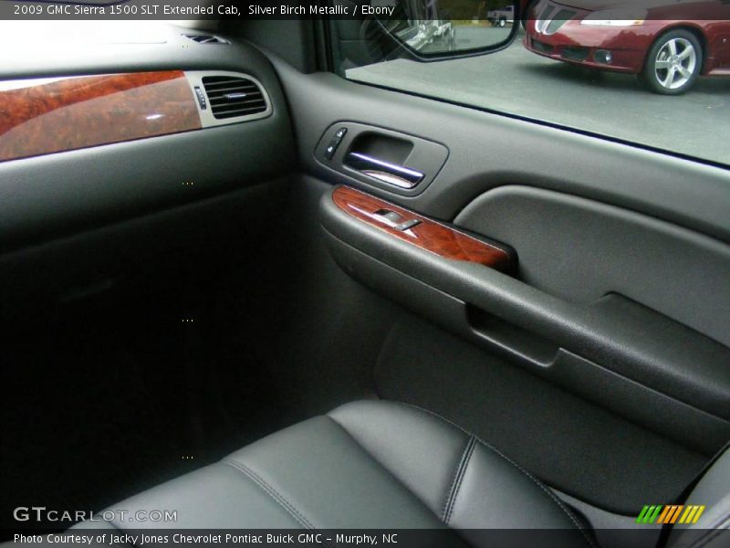 Silver Birch Metallic / Ebony 2009 GMC Sierra 1500 SLT Extended Cab