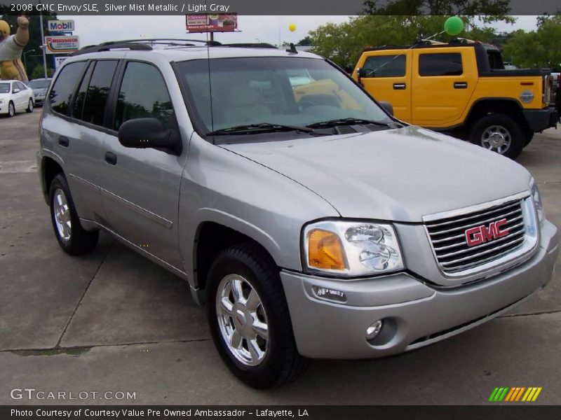 Silver Mist Metallic / Light Gray 2008 GMC Envoy SLE