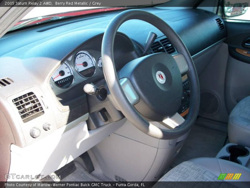 Berry Red Metallic / Grey 2005 Saturn Relay 2 AWD