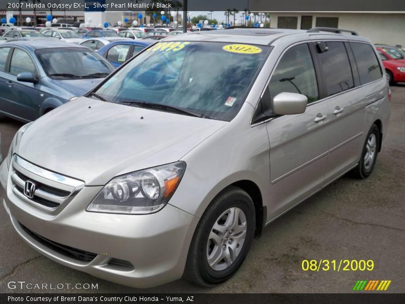 Silver Pearl Metallic / Black 2007 Honda Odyssey EX-L