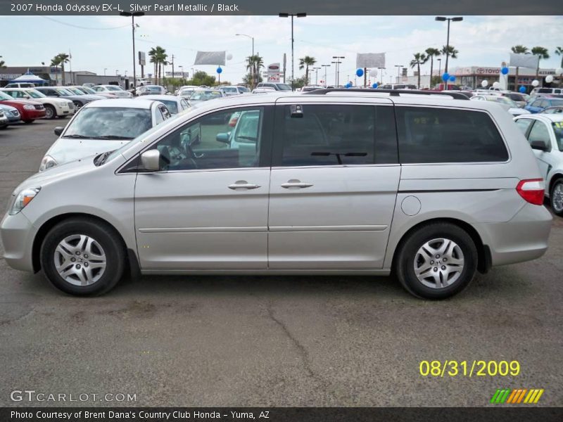 Silver Pearl Metallic / Black 2007 Honda Odyssey EX-L