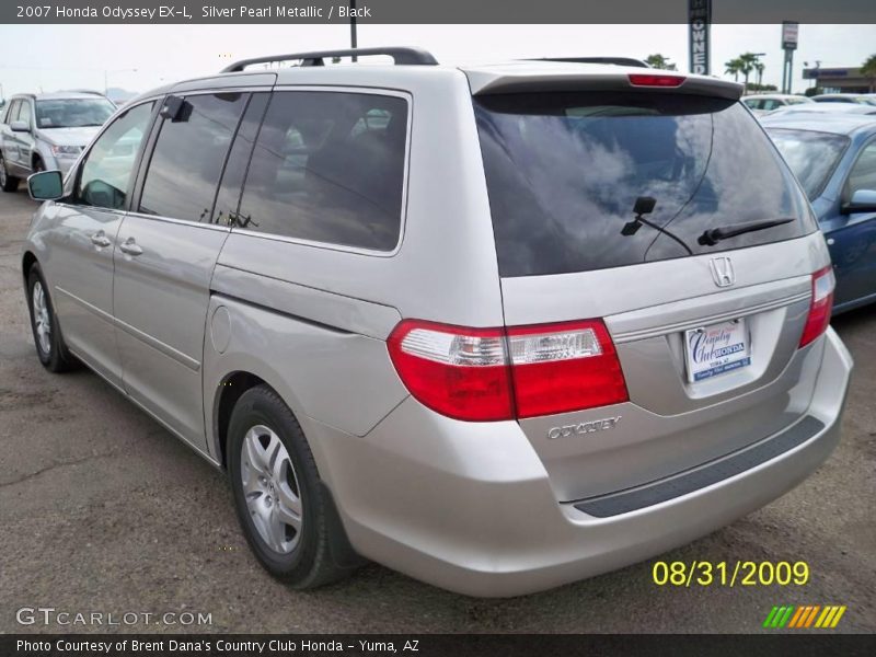 Silver Pearl Metallic / Black 2007 Honda Odyssey EX-L