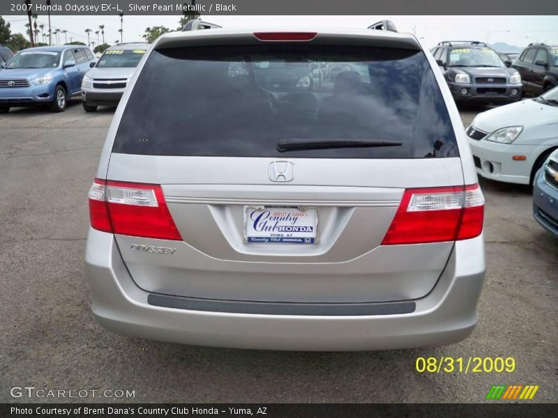 Silver Pearl Metallic / Black 2007 Honda Odyssey EX-L