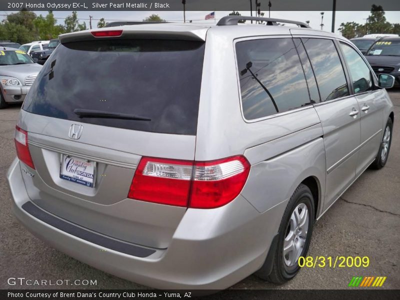 Silver Pearl Metallic / Black 2007 Honda Odyssey EX-L