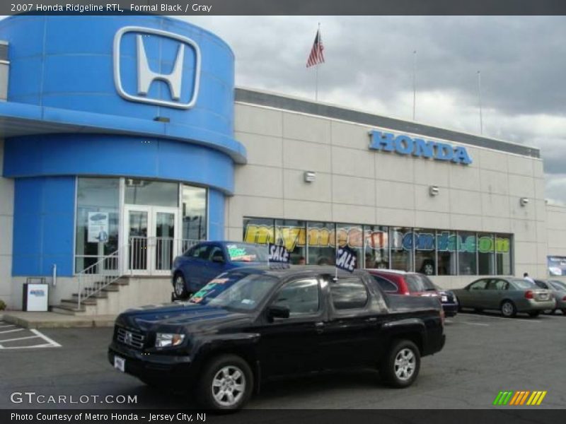 Formal Black / Gray 2007 Honda Ridgeline RTL