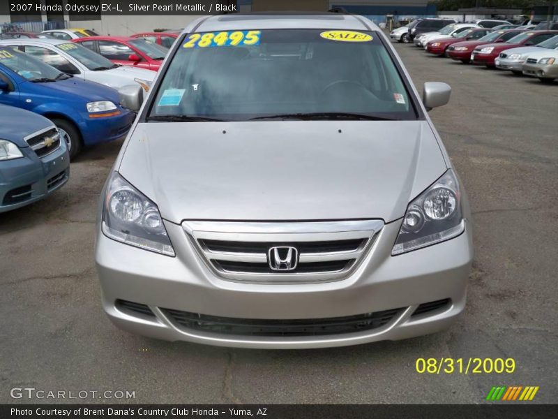 Silver Pearl Metallic / Black 2007 Honda Odyssey EX-L
