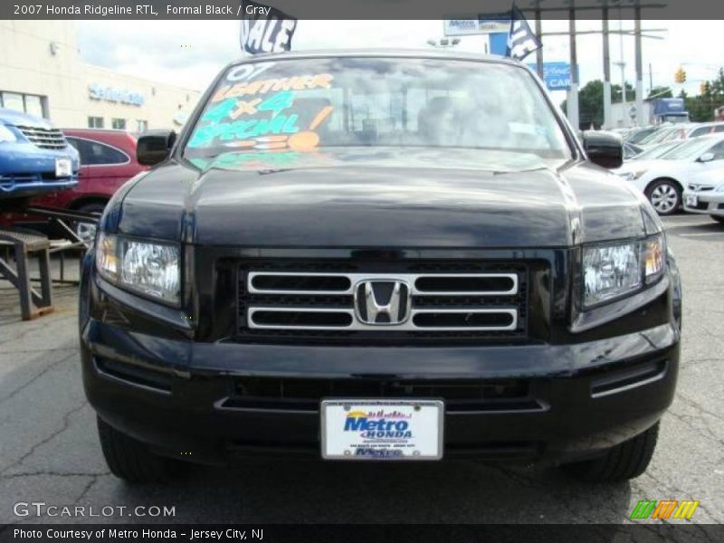 Formal Black / Gray 2007 Honda Ridgeline RTL