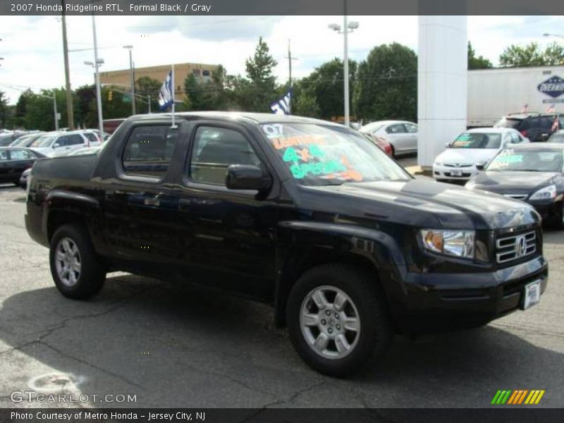 Formal Black / Gray 2007 Honda Ridgeline RTL