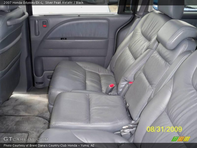 Silver Pearl Metallic / Black 2007 Honda Odyssey EX-L