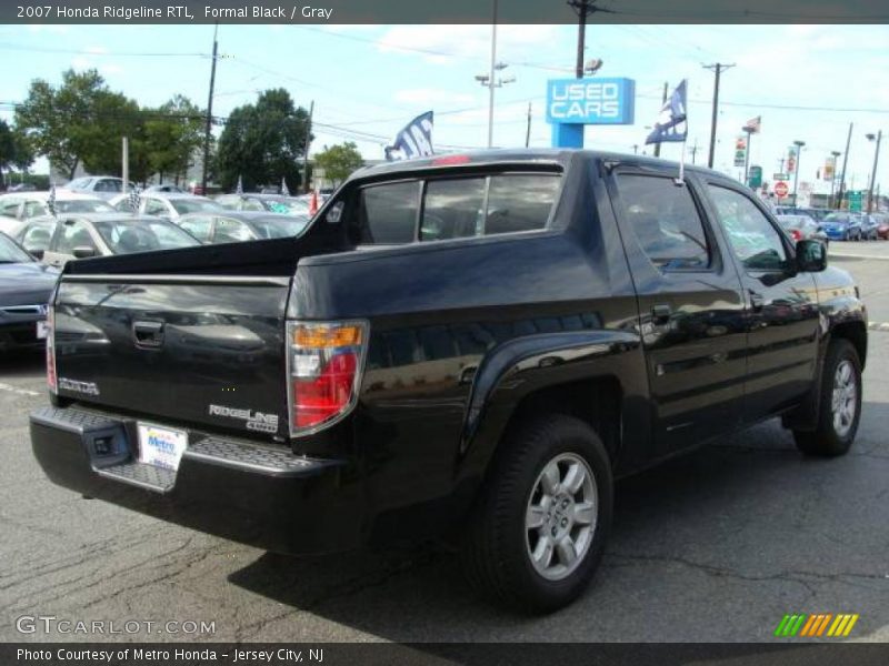 Formal Black / Gray 2007 Honda Ridgeline RTL