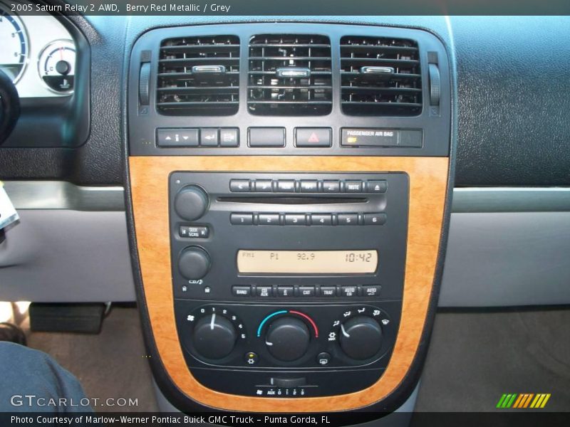 Berry Red Metallic / Grey 2005 Saturn Relay 2 AWD