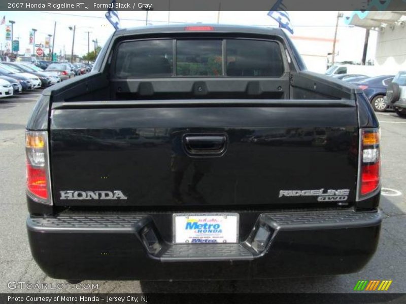 Formal Black / Gray 2007 Honda Ridgeline RTL