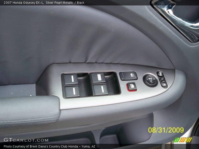 Silver Pearl Metallic / Black 2007 Honda Odyssey EX-L