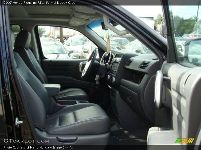 Formal Black / Gray 2007 Honda Ridgeline RTL