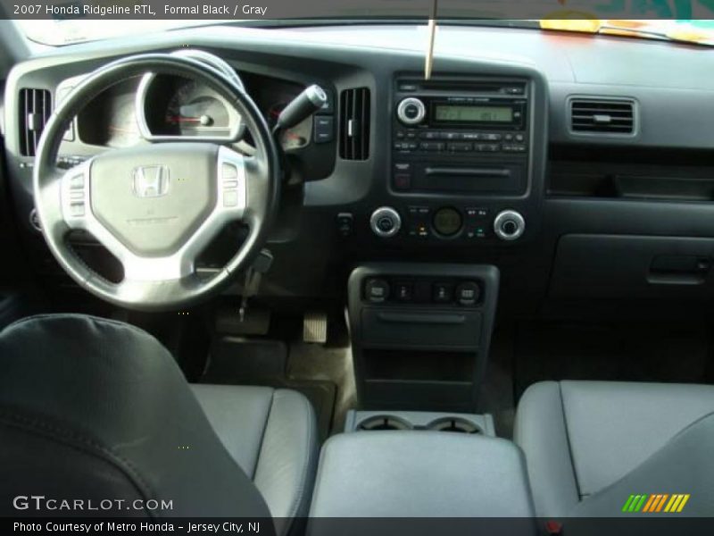 Formal Black / Gray 2007 Honda Ridgeline RTL