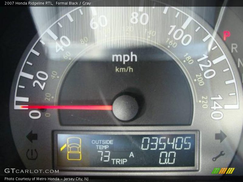 Formal Black / Gray 2007 Honda Ridgeline RTL