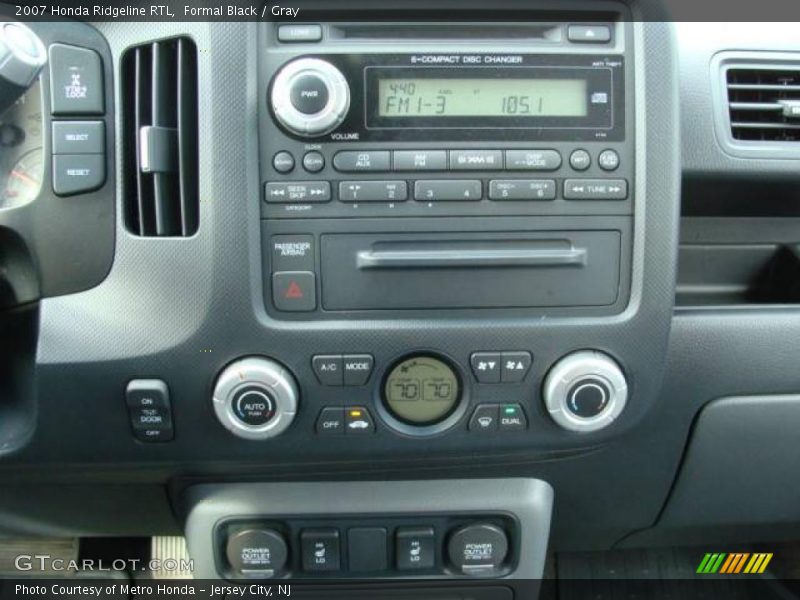 Formal Black / Gray 2007 Honda Ridgeline RTL