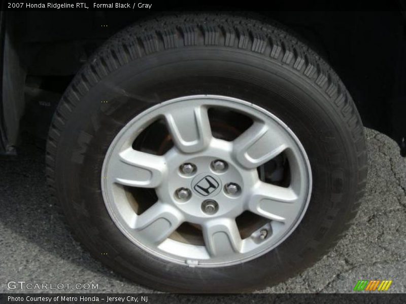 Formal Black / Gray 2007 Honda Ridgeline RTL
