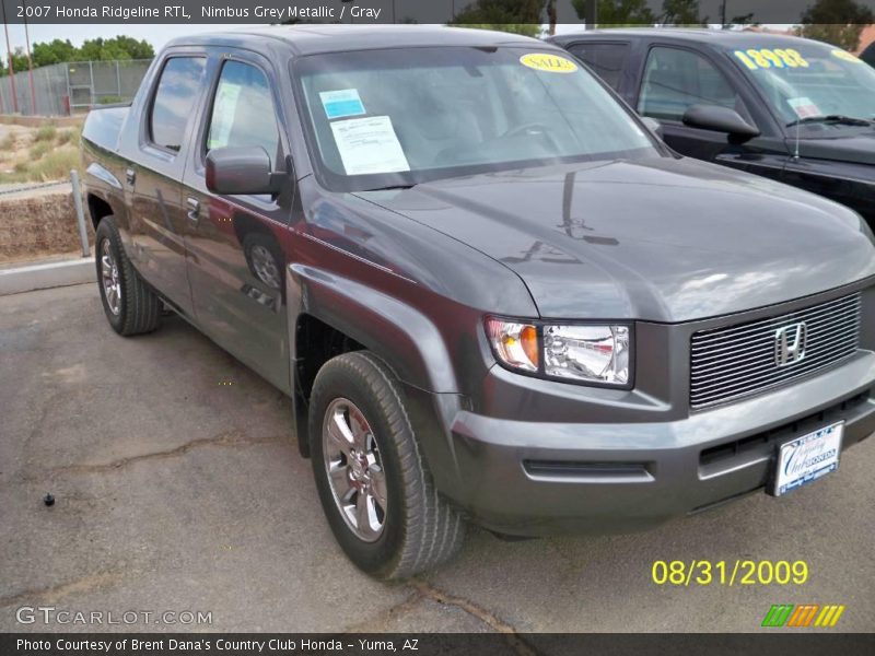 Nimbus Grey Metallic / Gray 2007 Honda Ridgeline RTL