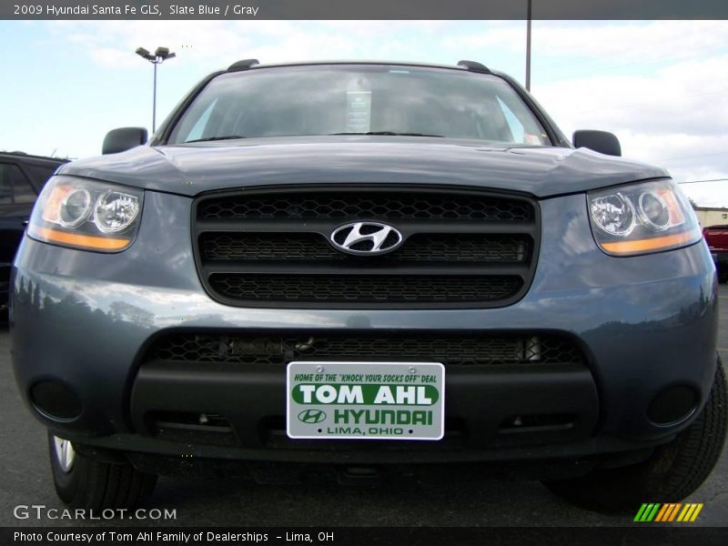 Slate Blue / Gray 2009 Hyundai Santa Fe GLS