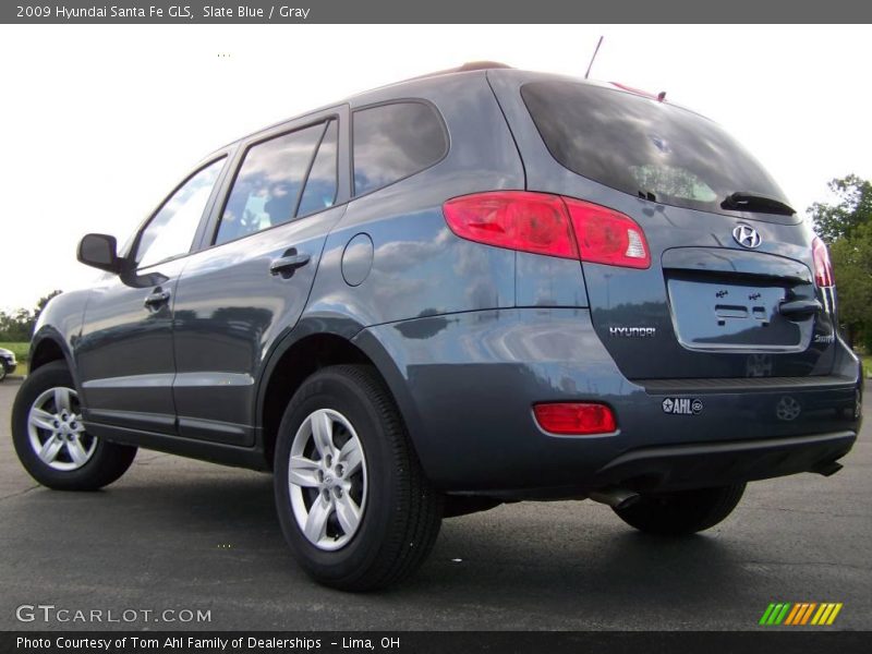 Slate Blue / Gray 2009 Hyundai Santa Fe GLS
