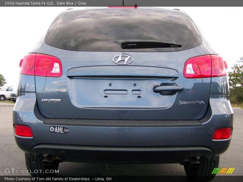 Slate Blue / Gray 2009 Hyundai Santa Fe GLS