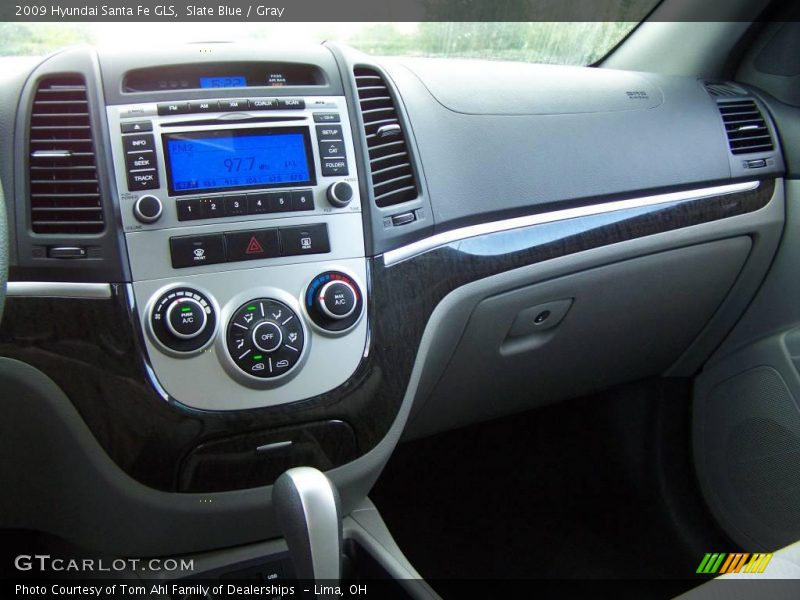 Slate Blue / Gray 2009 Hyundai Santa Fe GLS
