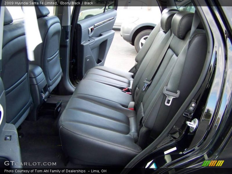 Ebony Black / Black 2009 Hyundai Santa Fe Limited