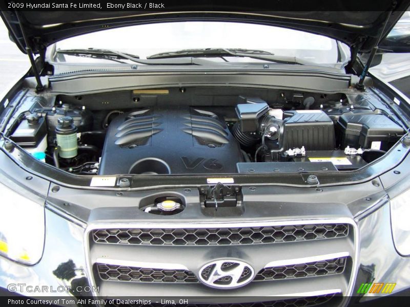 Ebony Black / Black 2009 Hyundai Santa Fe Limited