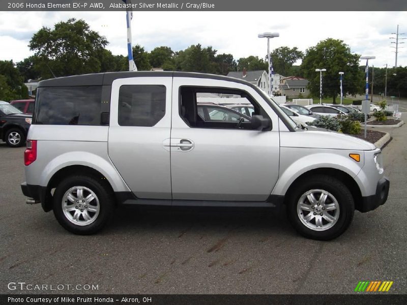 Alabaster Silver Metallic / Gray/Blue 2006 Honda Element EX-P AWD