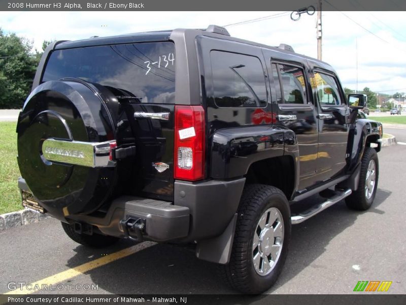 Black / Ebony Black 2008 Hummer H3 Alpha
