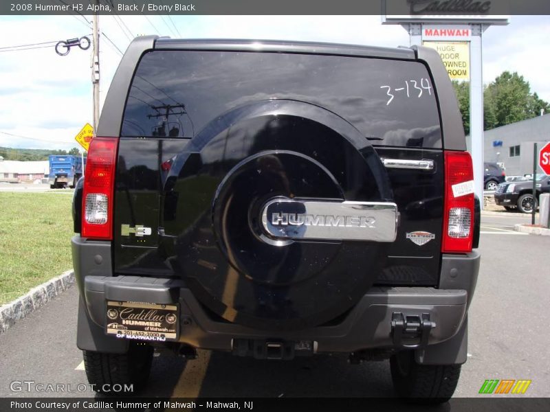 Black / Ebony Black 2008 Hummer H3 Alpha