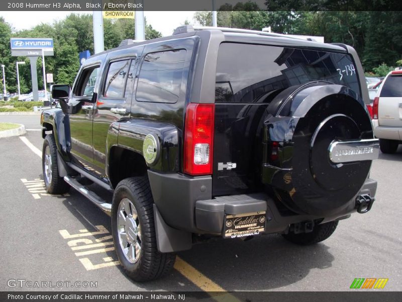 Black / Ebony Black 2008 Hummer H3 Alpha