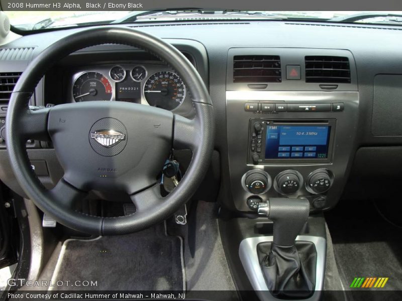 Black / Ebony Black 2008 Hummer H3 Alpha