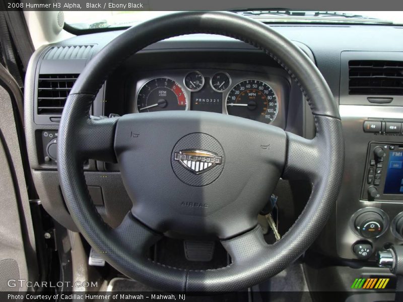 Black / Ebony Black 2008 Hummer H3 Alpha