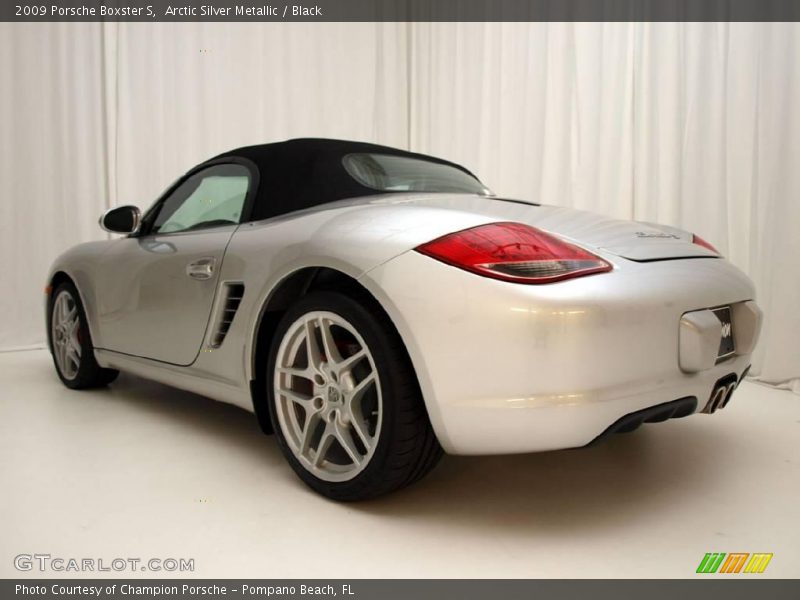 Arctic Silver Metallic / Black 2009 Porsche Boxster S