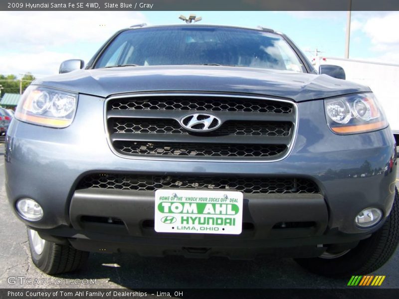 Slate Blue / Gray 2009 Hyundai Santa Fe SE 4WD