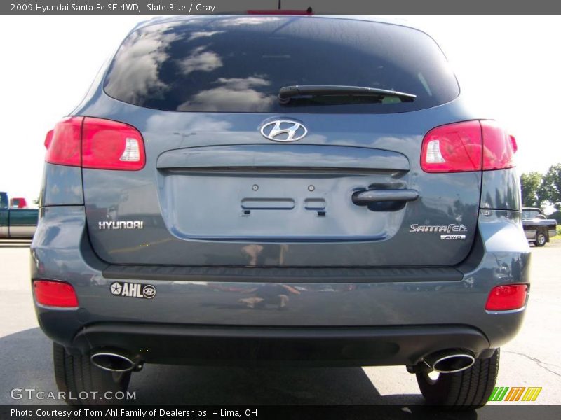 Slate Blue / Gray 2009 Hyundai Santa Fe SE 4WD